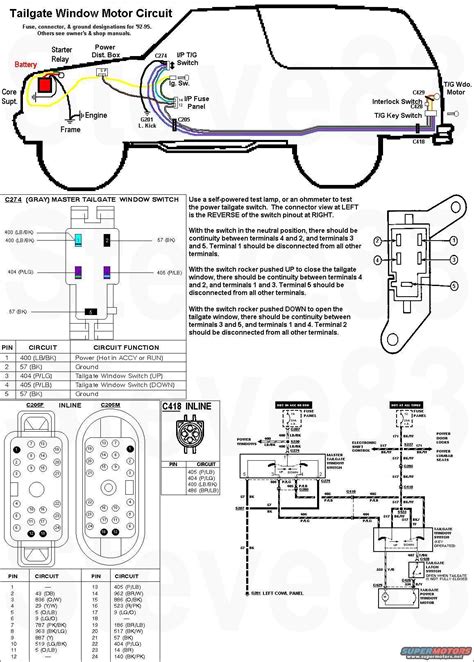 1996 ford bronco horn diagram